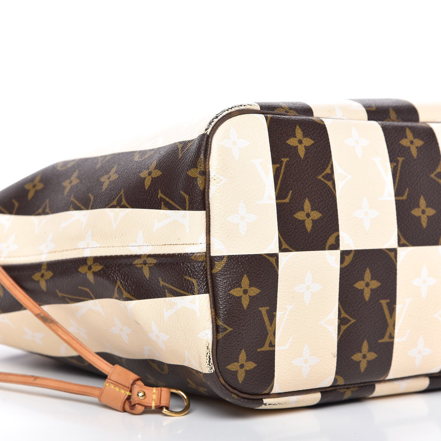 Louis Vuitton Monogram Rayures Neverfull MM 6 of 9