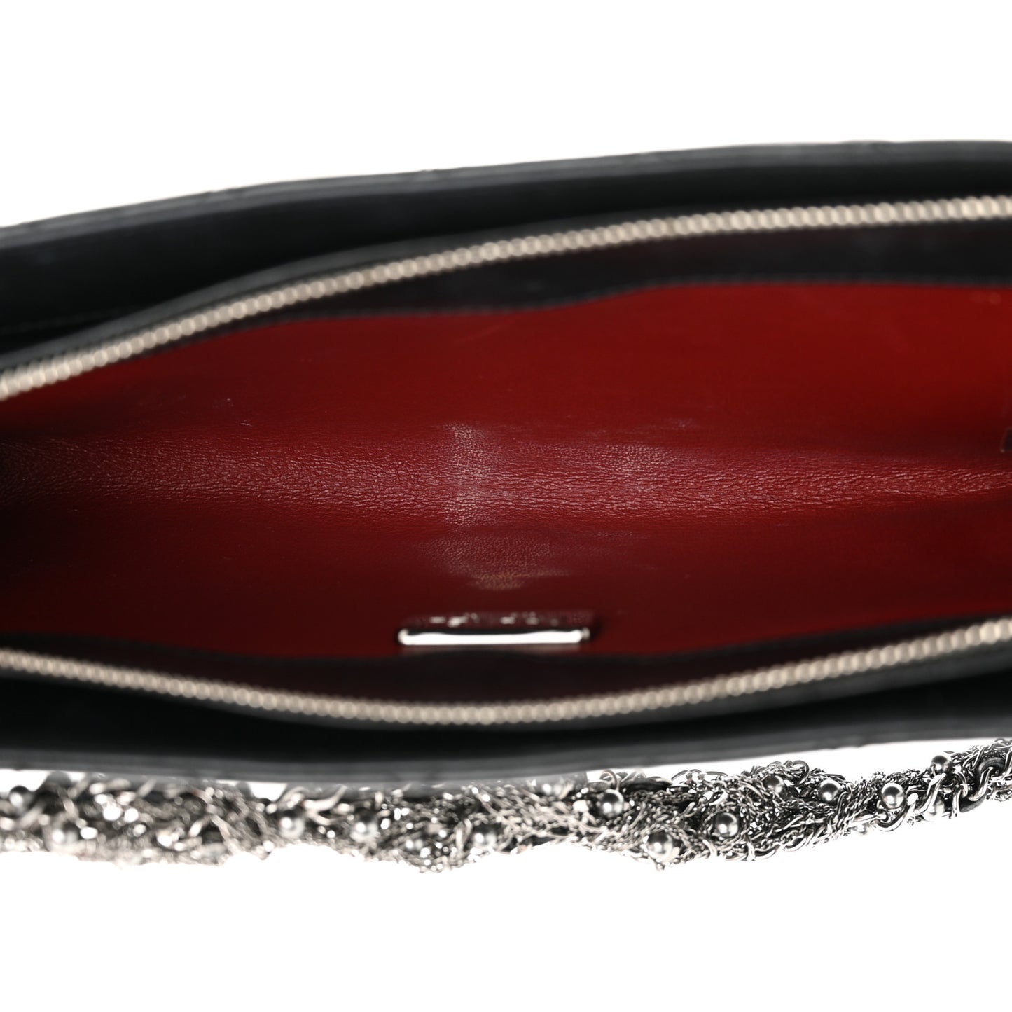 Lambskin Quilted Westminster Pearl Shoulder Bag Black