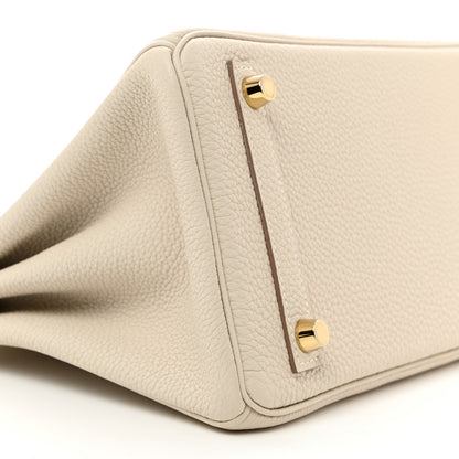 Hermes Togo Birkin 25 Craie 10 of 15