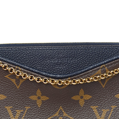 Louis Vuitton Monogram Pallas Clutch Blue Marine 10 of 11
