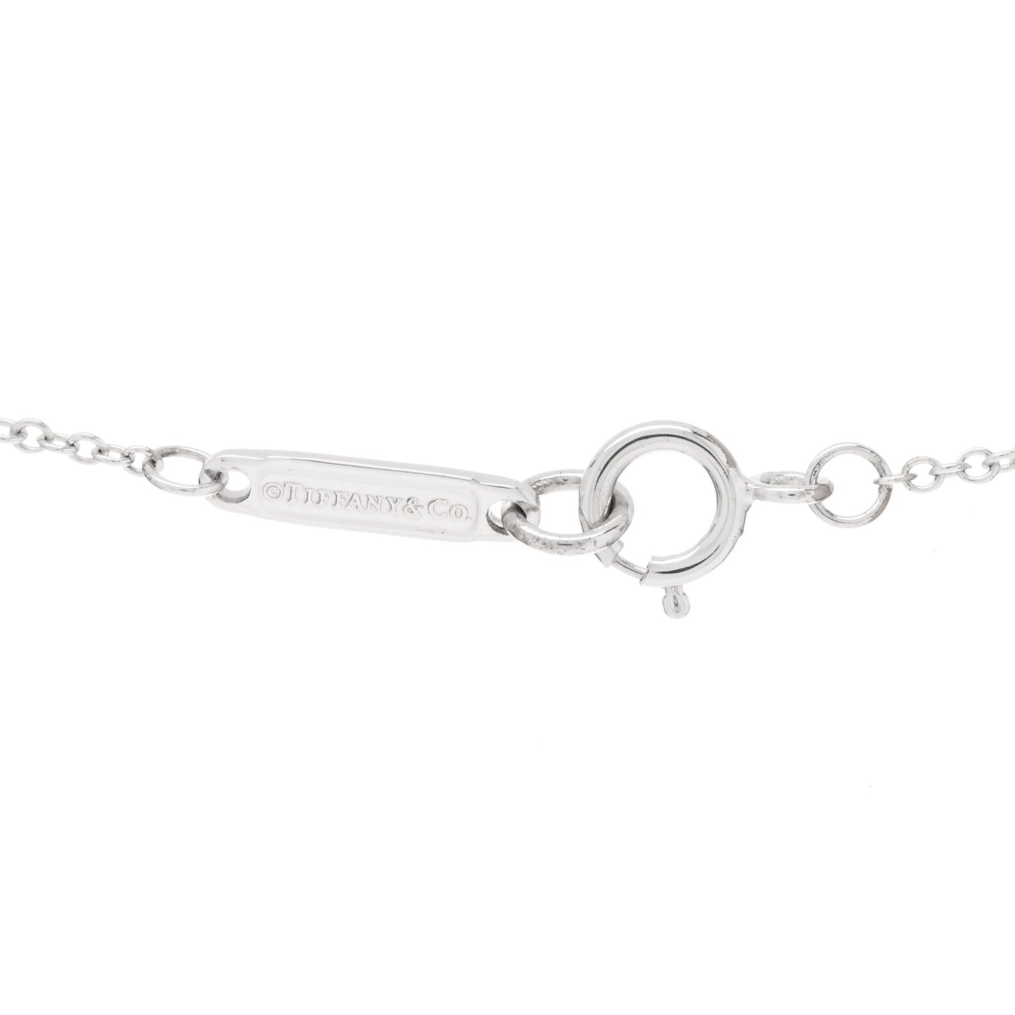 18K White Gold Diamond Metro Heart Pendant Necklace