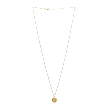 David Yurman 18K Yellow Gold Diamond Yellow Sapphire Cable Collectibles Moon and Stars Pendant Necklace 3 of 6