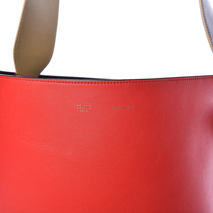 Celine Shiny Smooth Calfskin Small Twisted Cabas Chili Pale Pink 9 of 14