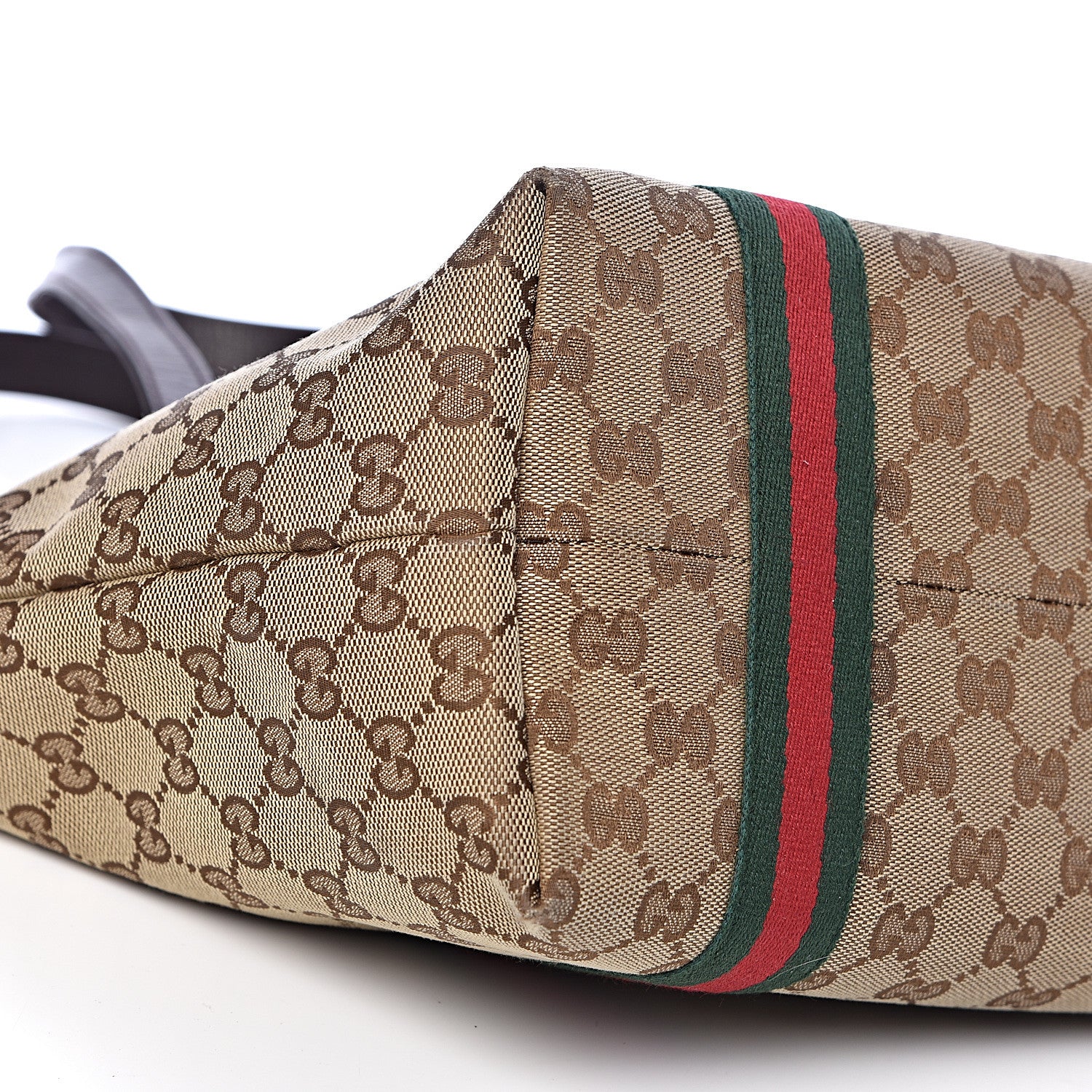 Gucci Monogram Medium Jolicoeur Tote Dark Brown 8 of 13