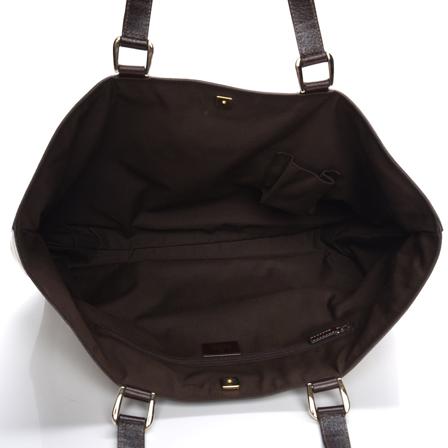 Monogram Large Abbey Tote Dark Brown