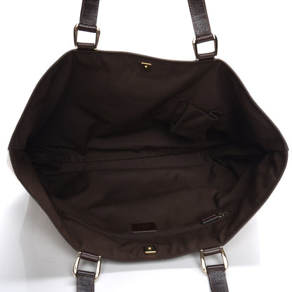 Gucci Monogram Large Abbey Tote Dark Brown 5 of 7