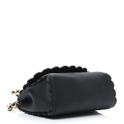 Mulberry Smooth Calfskin Mini Cecily Flower Lock Crossbody Bag Black 4 of 15