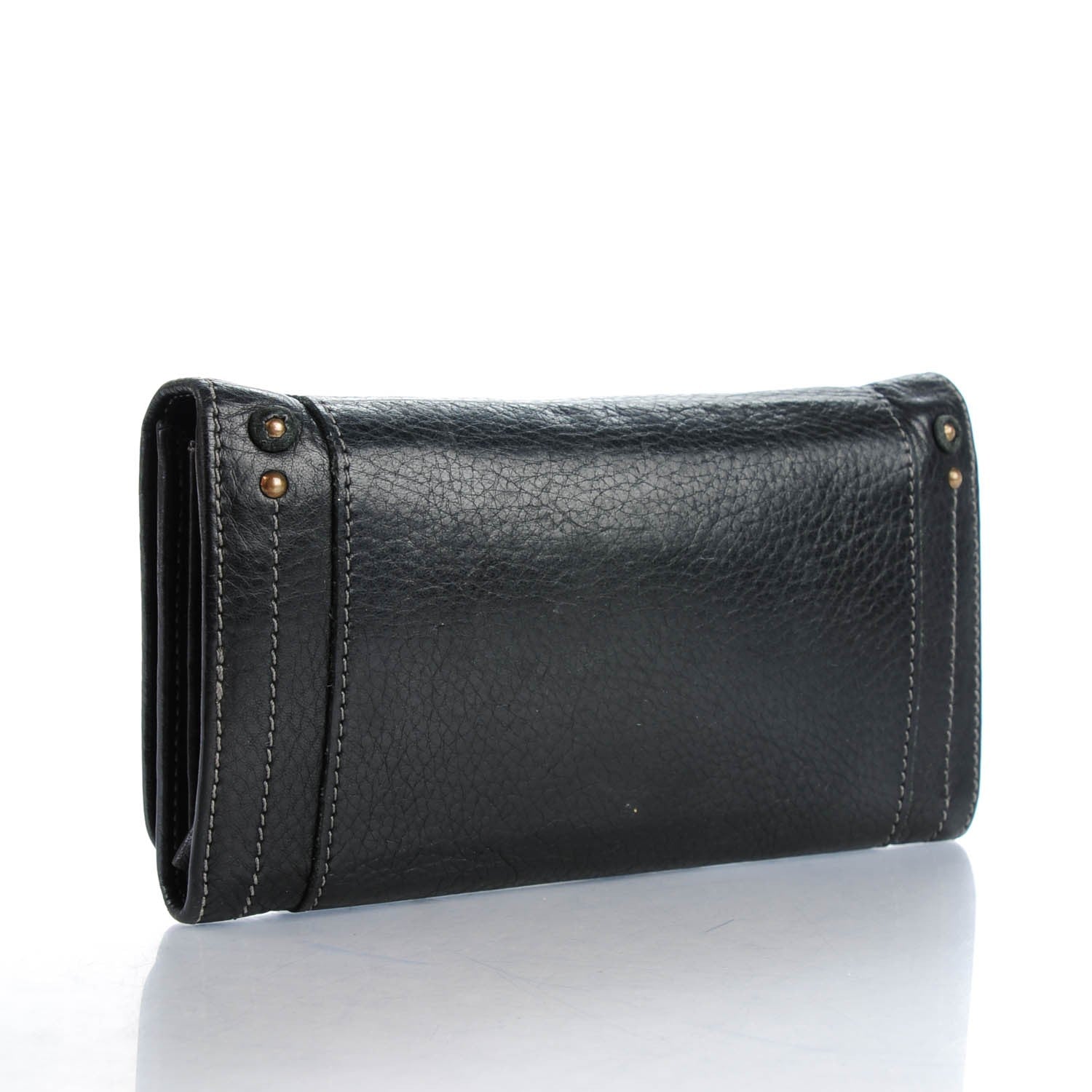 Chloe Calfskin Paddington Wallet Black 3 of 8