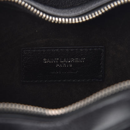 Saint Laurent Calfskin Star Studded Small Love Heart Chain Bag Black 6 of 12