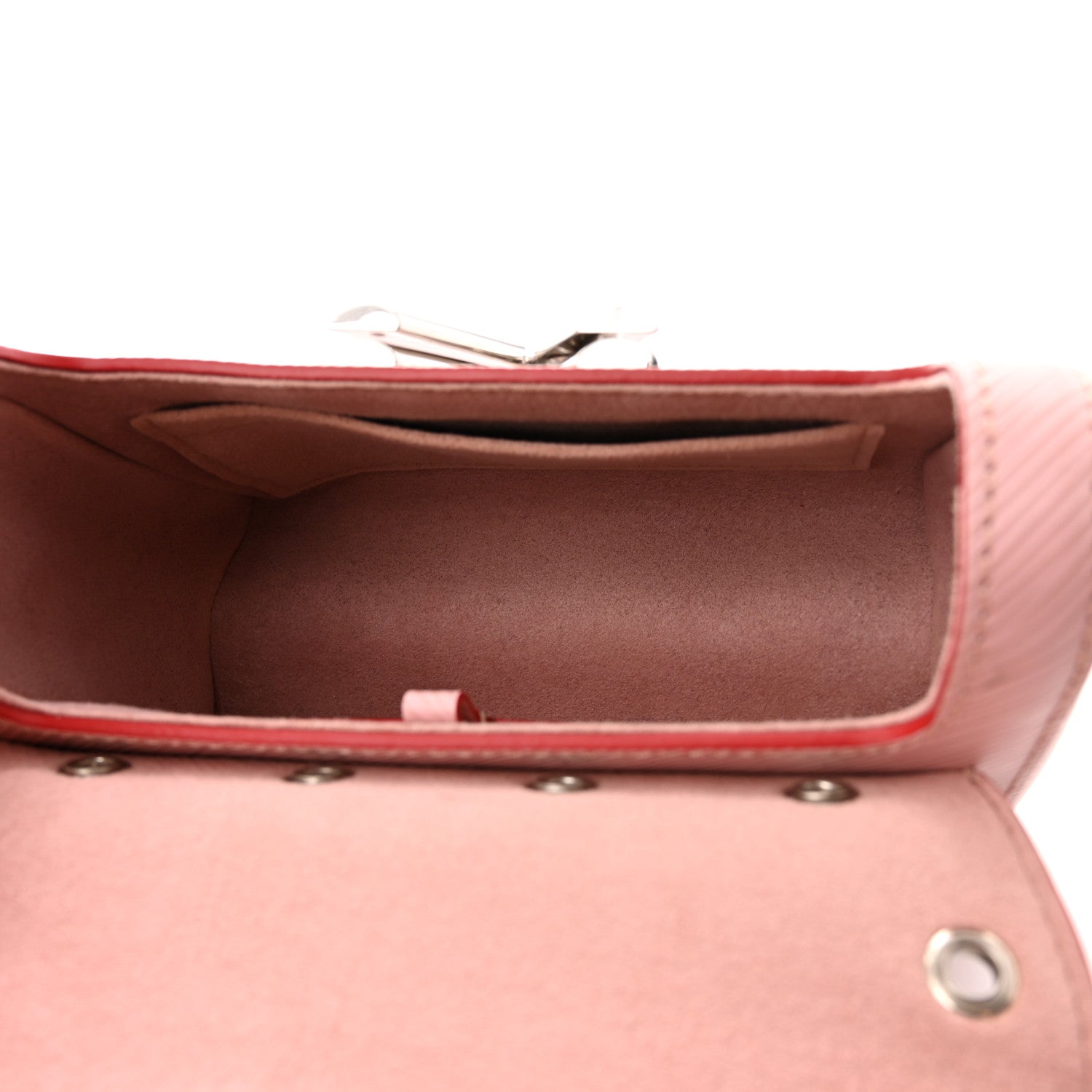 Louis Vuitton Epi Studded Twist Shoulder Bag PM Rose Ballerine 4 of 8