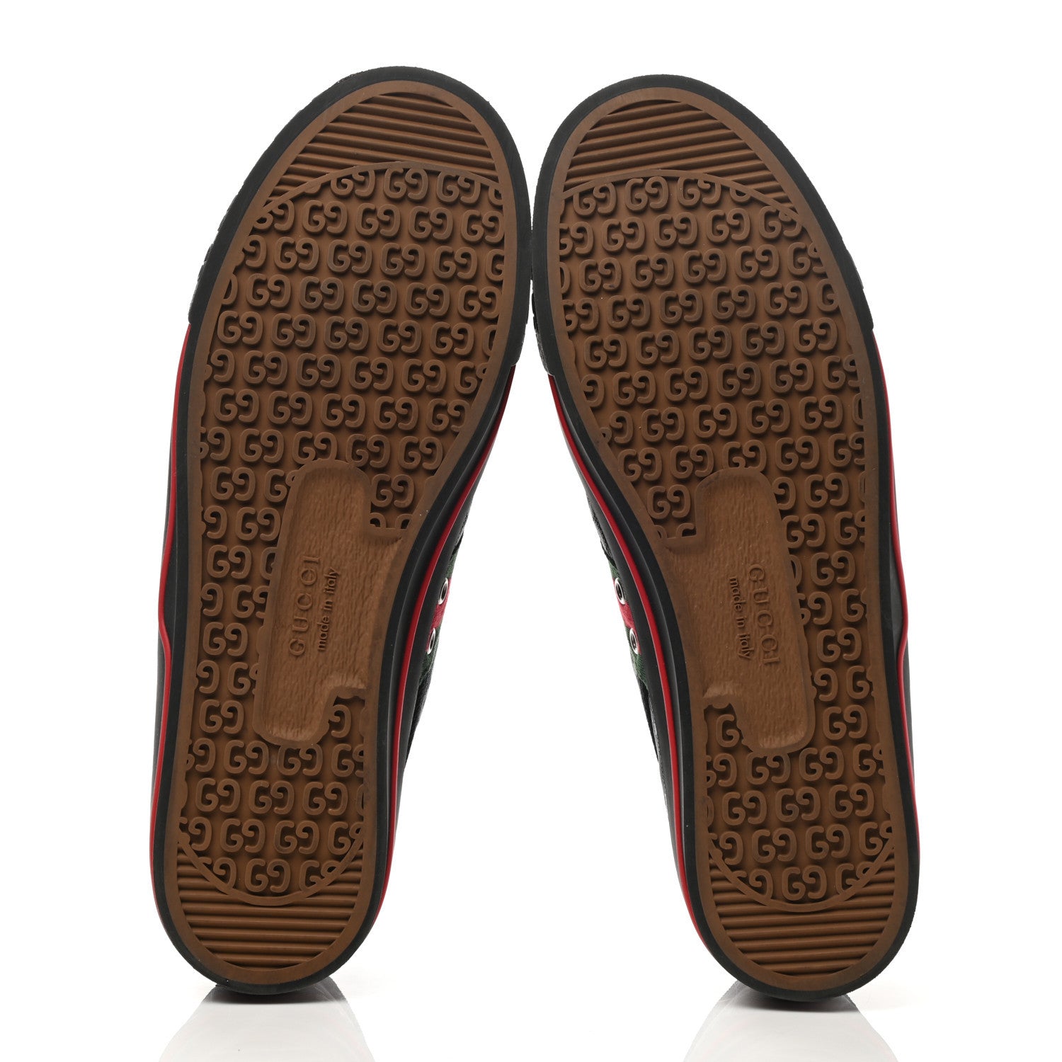 Gucci Econyl Nylon Web Monogram Off The Grid Mens 1977 Tennis Sneakers 9.5 Black 5 of 8