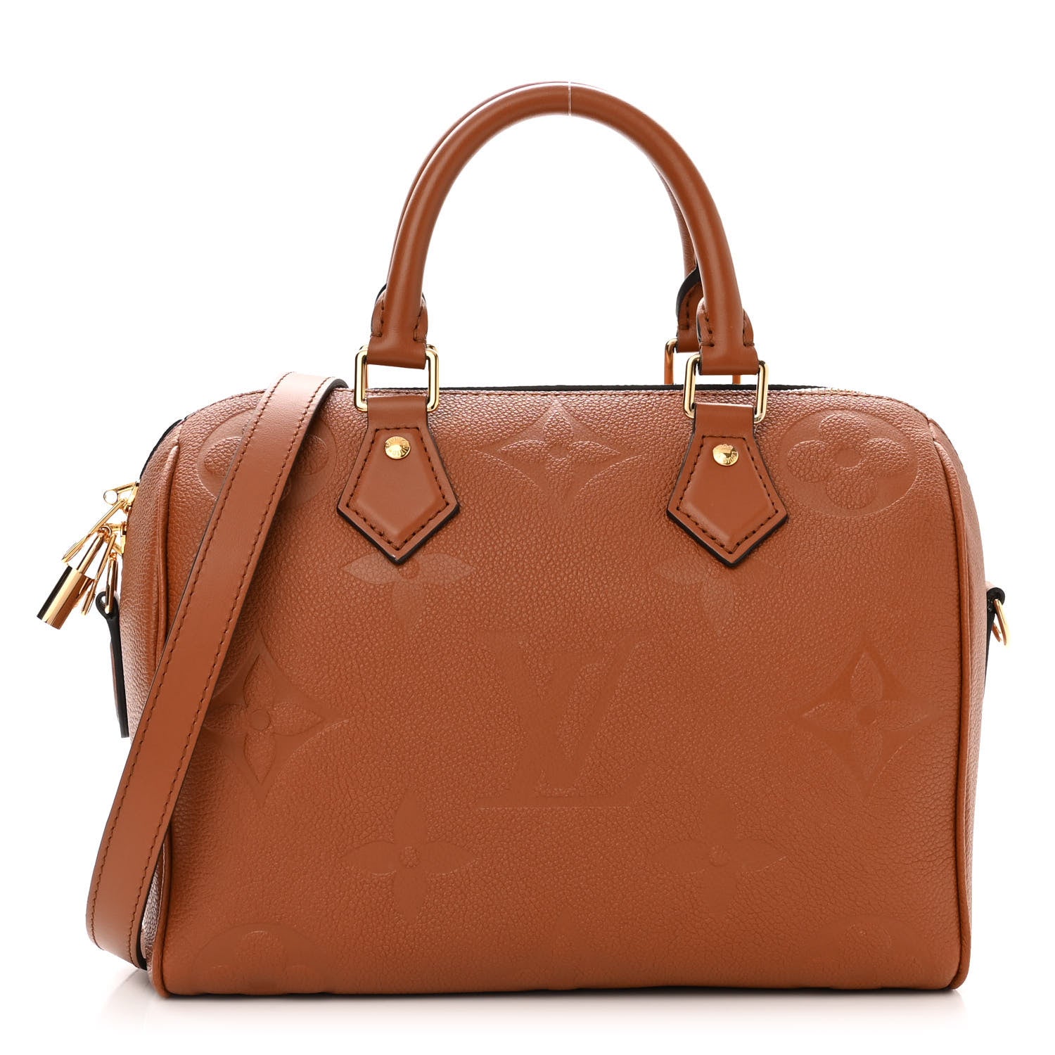Louis Vuitton Empreinte Monogram Giant Speedy Bandouliere 25 Cognac 1 of 9