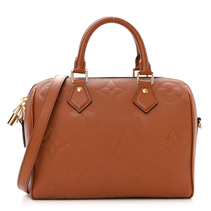 Louis Vuitton Empreinte Monogram Giant Speedy Bandouliere 25 Cognac 1 of 9