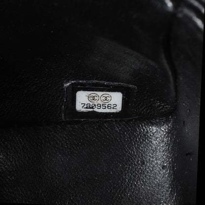 Chanel Lambskin East West Square Quilted Flap Black 9 of 10
