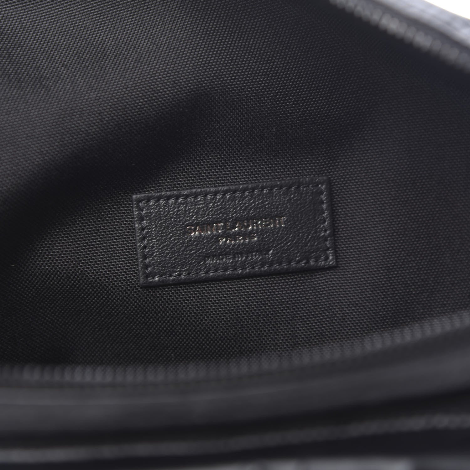 Saint Laurent Nylon Logo Ripstop Body Belt Bag Black 6 of 9