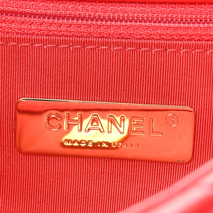 Chanel Goatskin Quilted Medium Chanel 19 Flap Pink 6 of 10