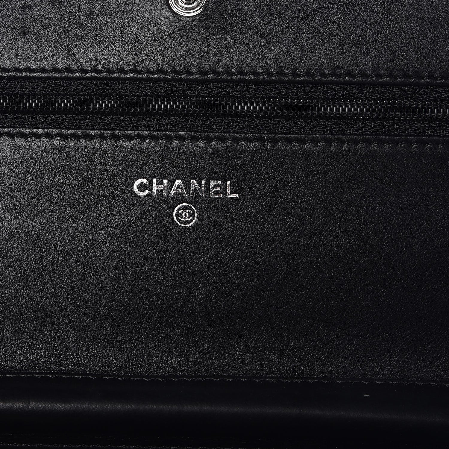 Chanel Calfskin Quilted Boy Wallet On Chain WOC So Black 6 of 9