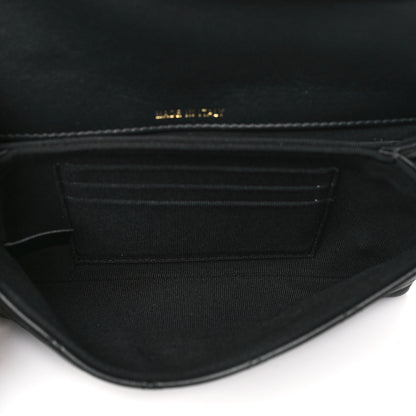 Chanel Lambskin Quilted CC Pouch With Handle Black 6 of 13