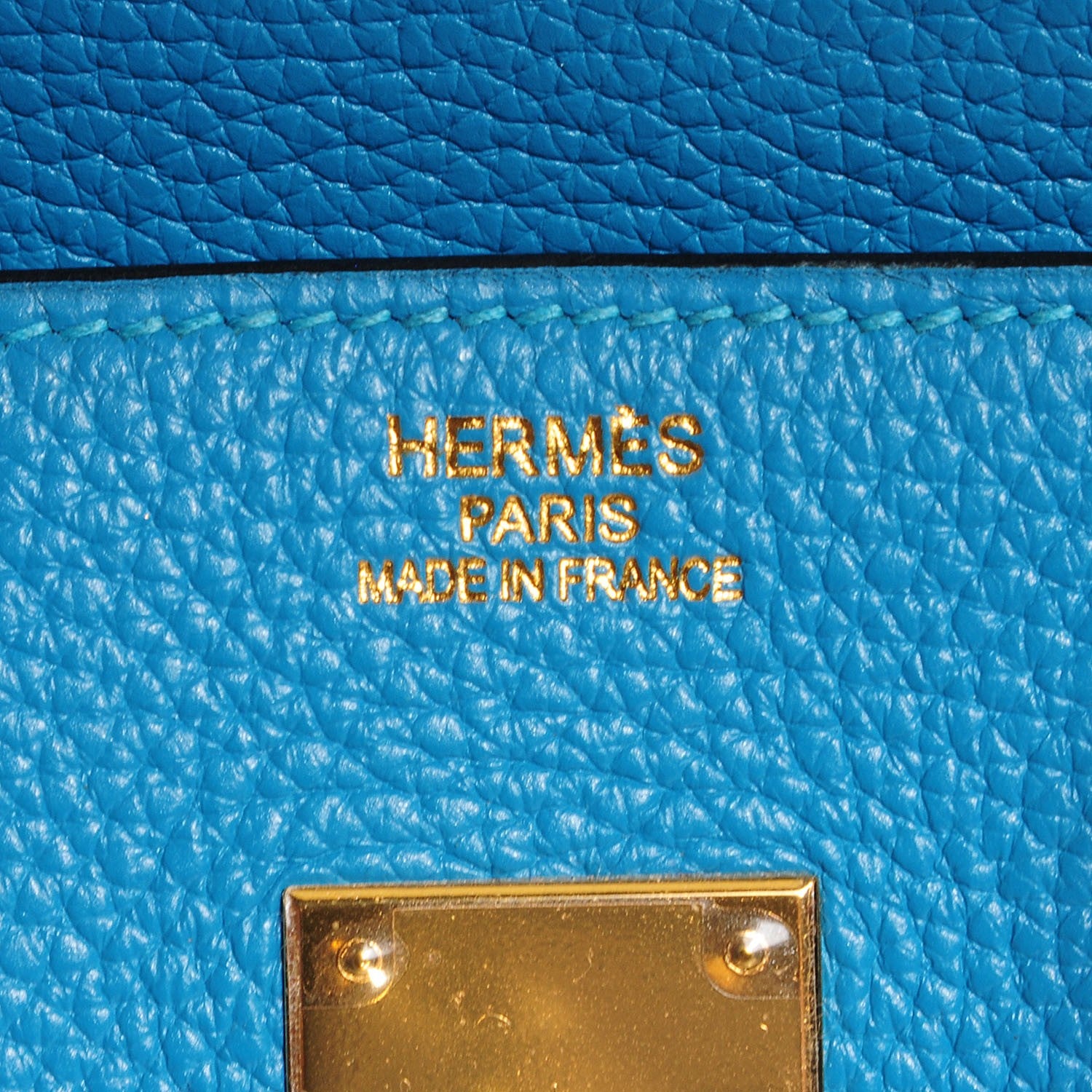 Hermes Togo Birkin 35 Turquoise 12 of 24
