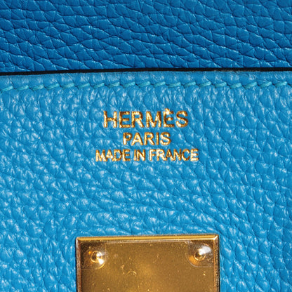 Hermes Togo Birkin 35 Turquoise 12 of 24