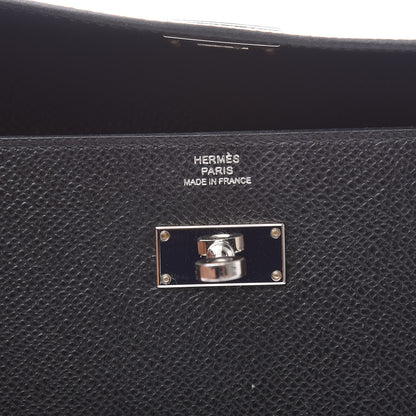 Hermes Epsom Kelly Longue Wallet Black 6 of 8