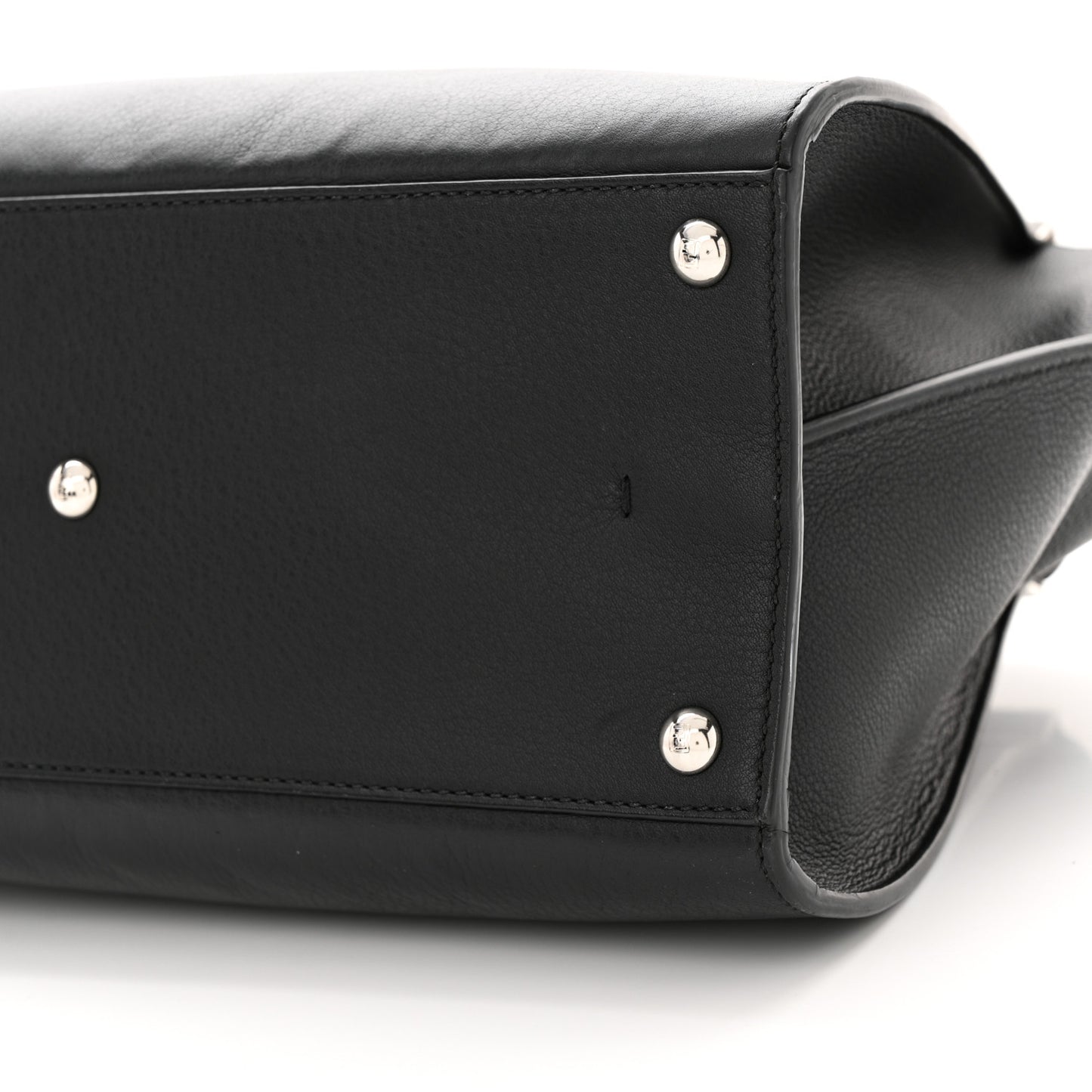 Vitello Dolce Shiny Nappa Petite 3Jours Tote Black