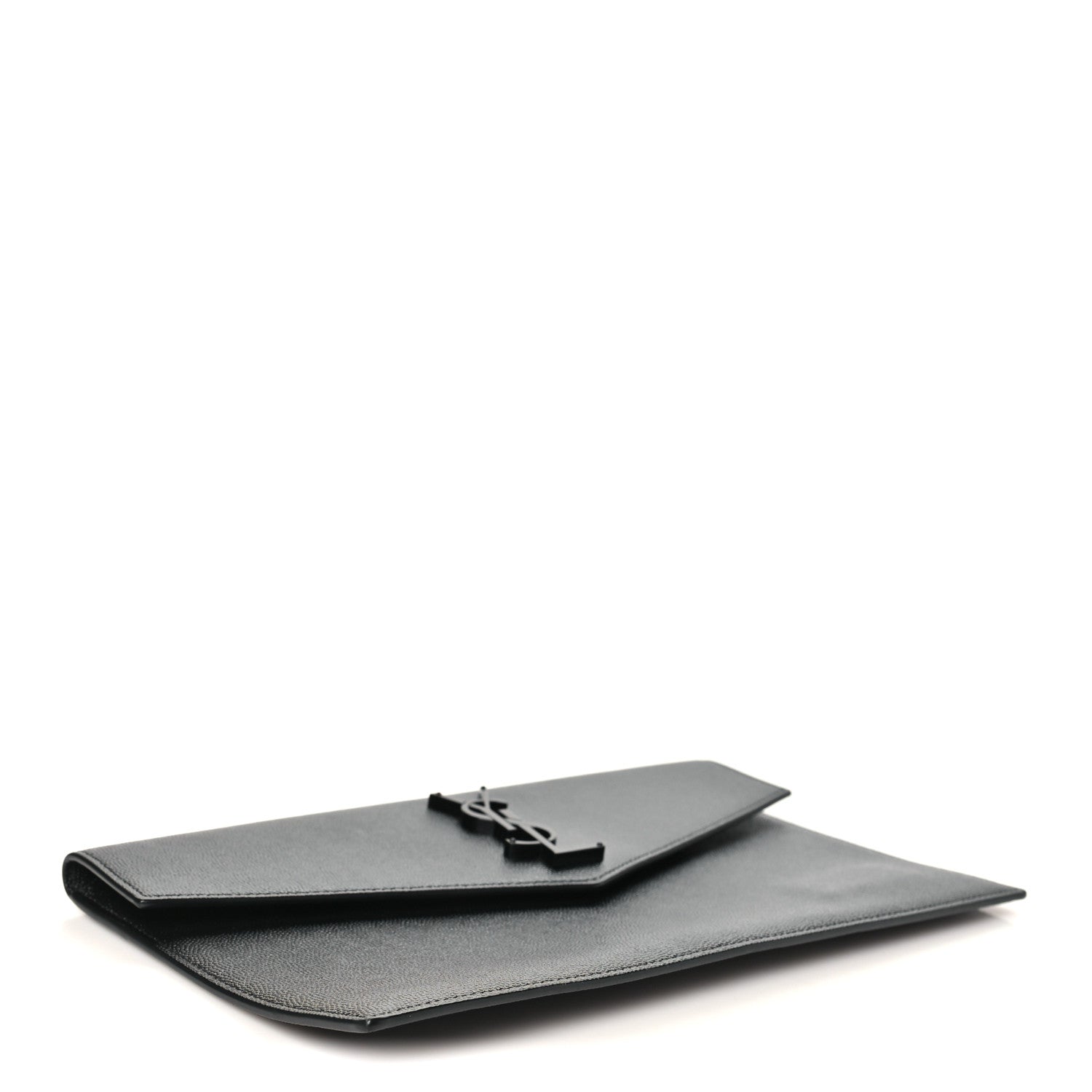 Saint Laurent Grain De Poudre Uptown Pouch Black 4 of 8