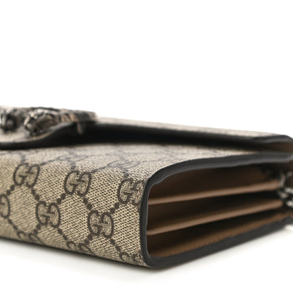 Gucci GG Supreme Monogram Mini Dionysus Chain Wallet Beige Taupe 10 of 11
