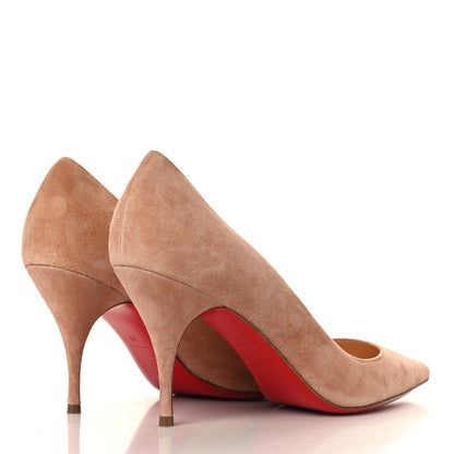 Christian Louboutin Veau Velours Clare 80 Pumps 38 Courtisane 5 of 9