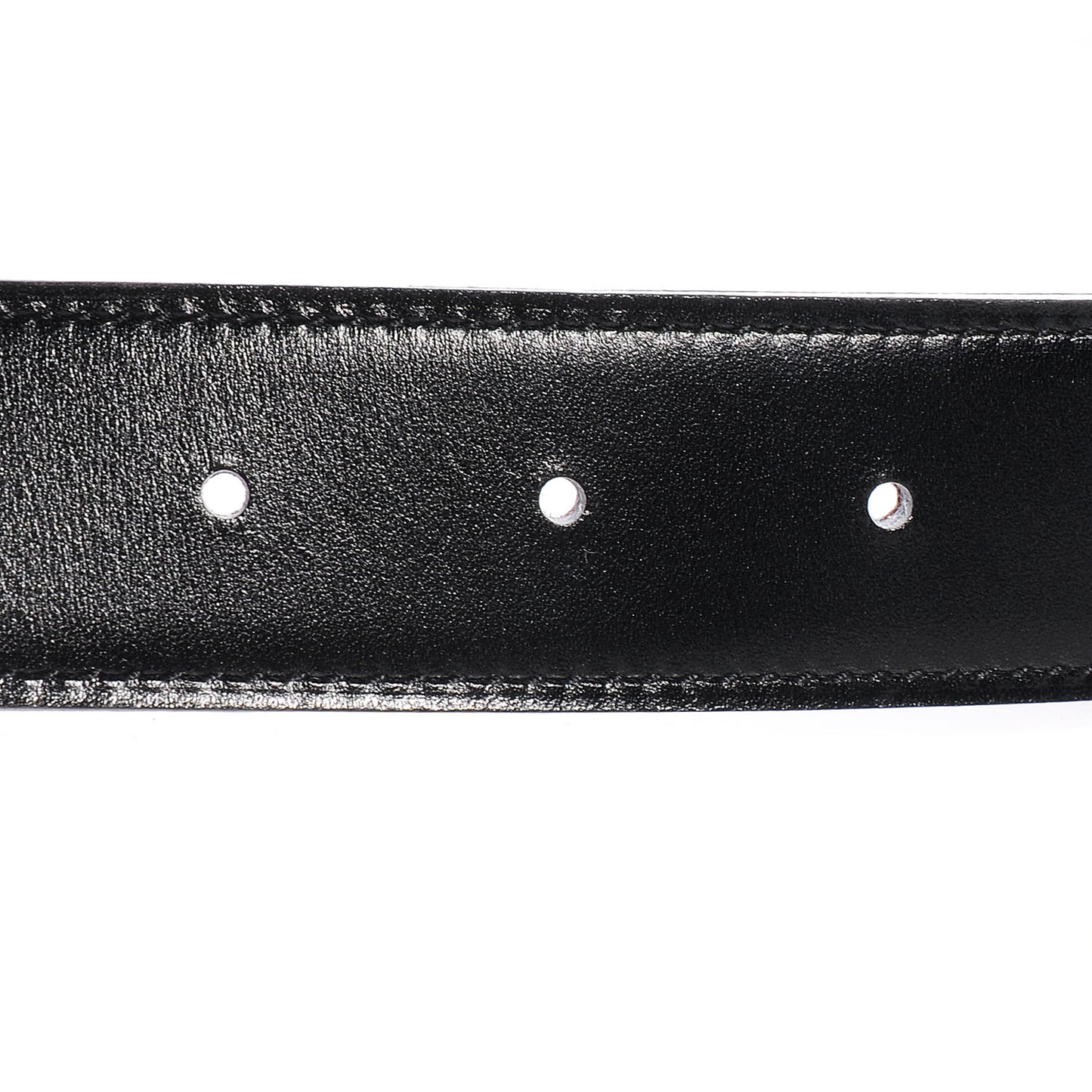 Box Togo Reversible 32mm Belt Strap 90 Noir Chocolate