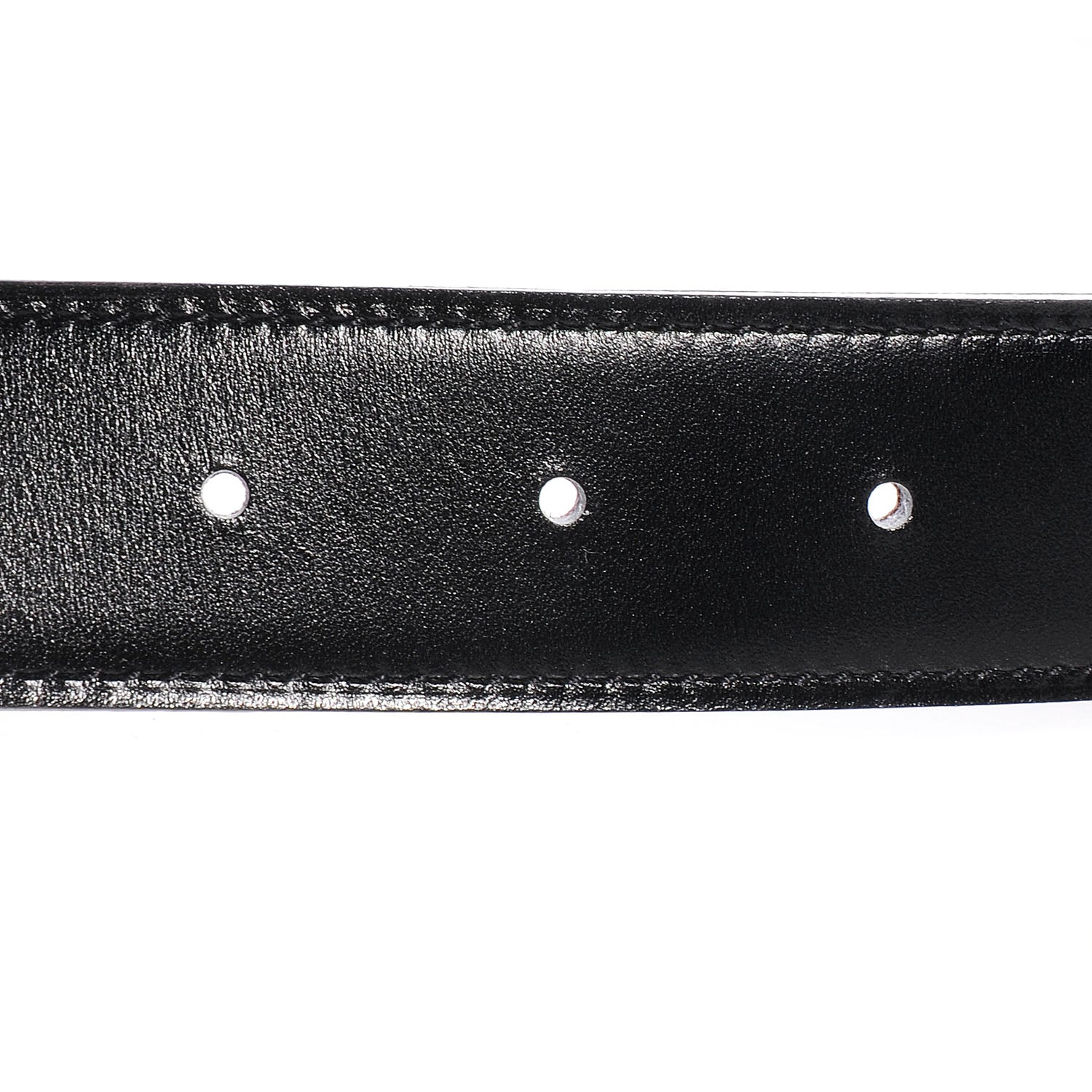 Hermes Box Togo Reversible 32mm Belt Strap 90 Noir Chocolate 4 of 5