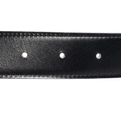 Hermes Box Togo Reversible 32mm Belt Strap 90 Noir Chocolate 4 of 5