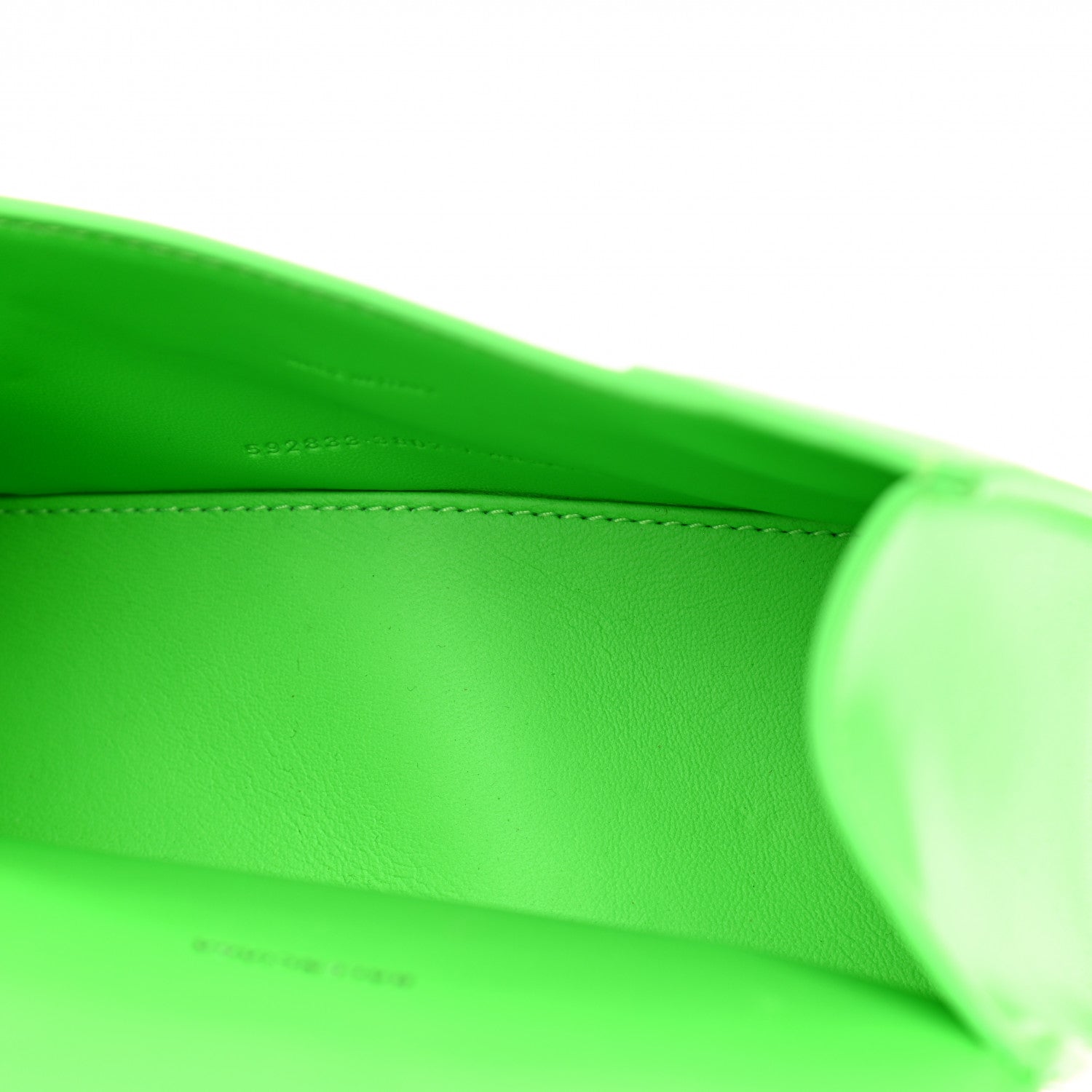 Balenciaga Shiny Box Calfskin Hourglass Top Handle Bag XS Fluo Green 5 of 15