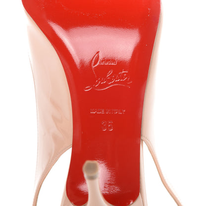 Christian Louboutin Patent Clare Sling 80 Pumps 35 Antoinette 7 of 8