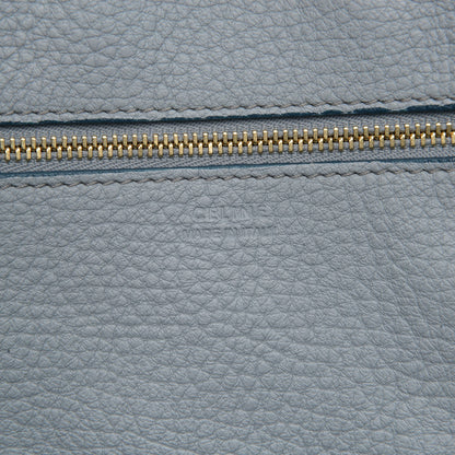 Celine Crisped Calfskin Small Tie Knot Tote Light Blue 7 of 8