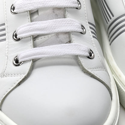 Hermes Nappa Womens Avantage Sneakers 38 White Argent 6 of 6