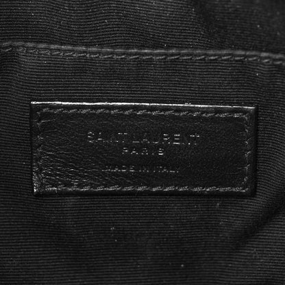 Saint Laurent Calfskin Matelasse Monogram Lou Camera Bag Black 5 of 9