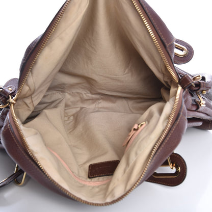 Chloe Calfskin Large Paraty Chocolate 8 of 20