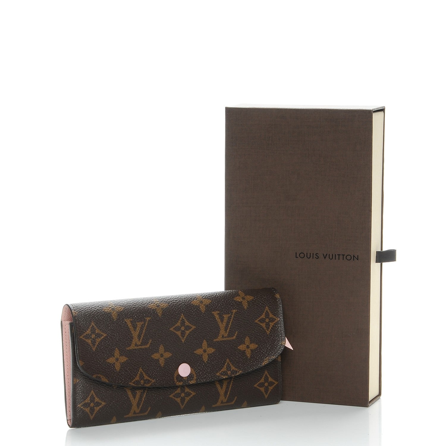Louis Vuitton Monogram Emilie Wallet Rose Ballerine 8 of 8