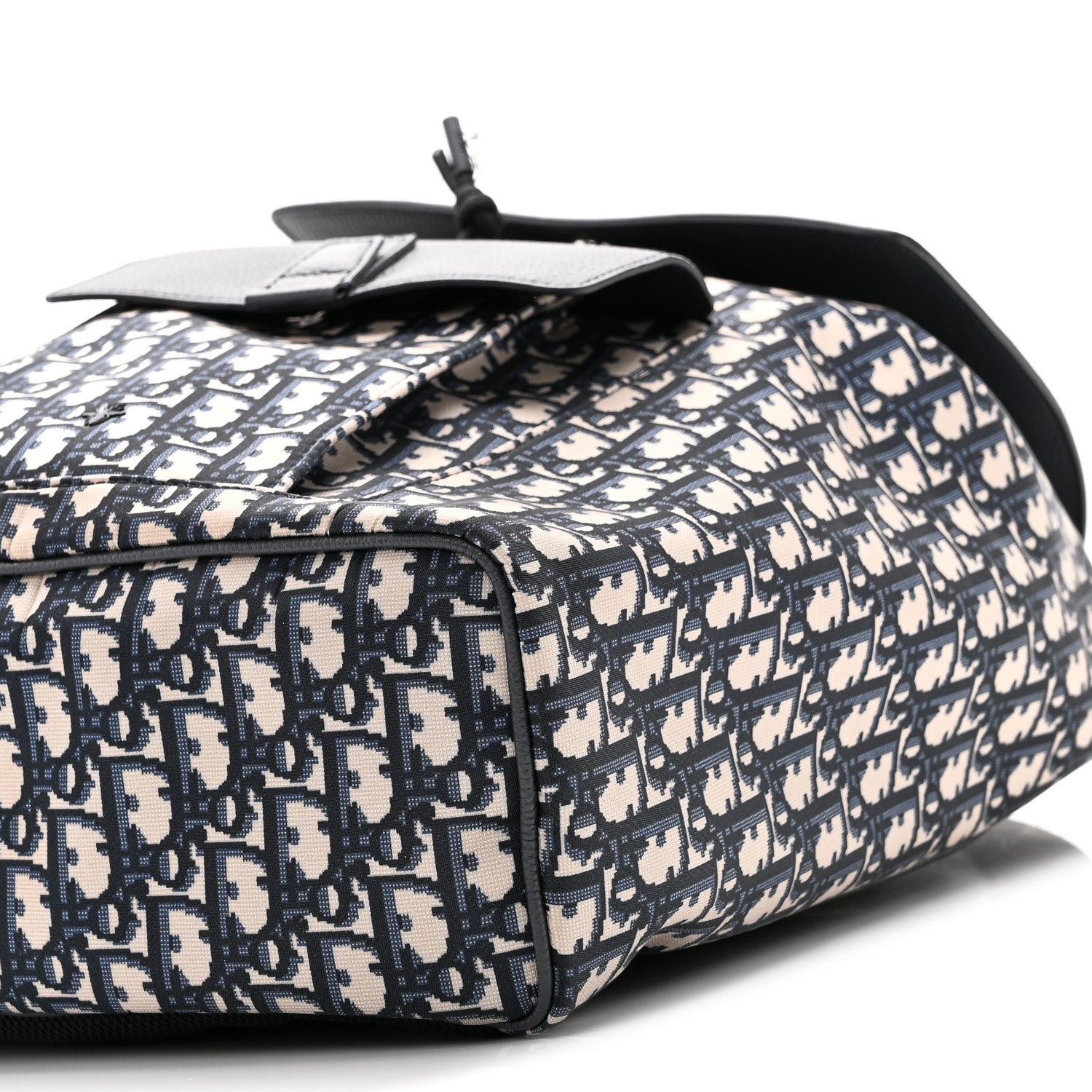 Christian Dior Technical Fabric Oblique Motion Backpack Blue 10 of 10