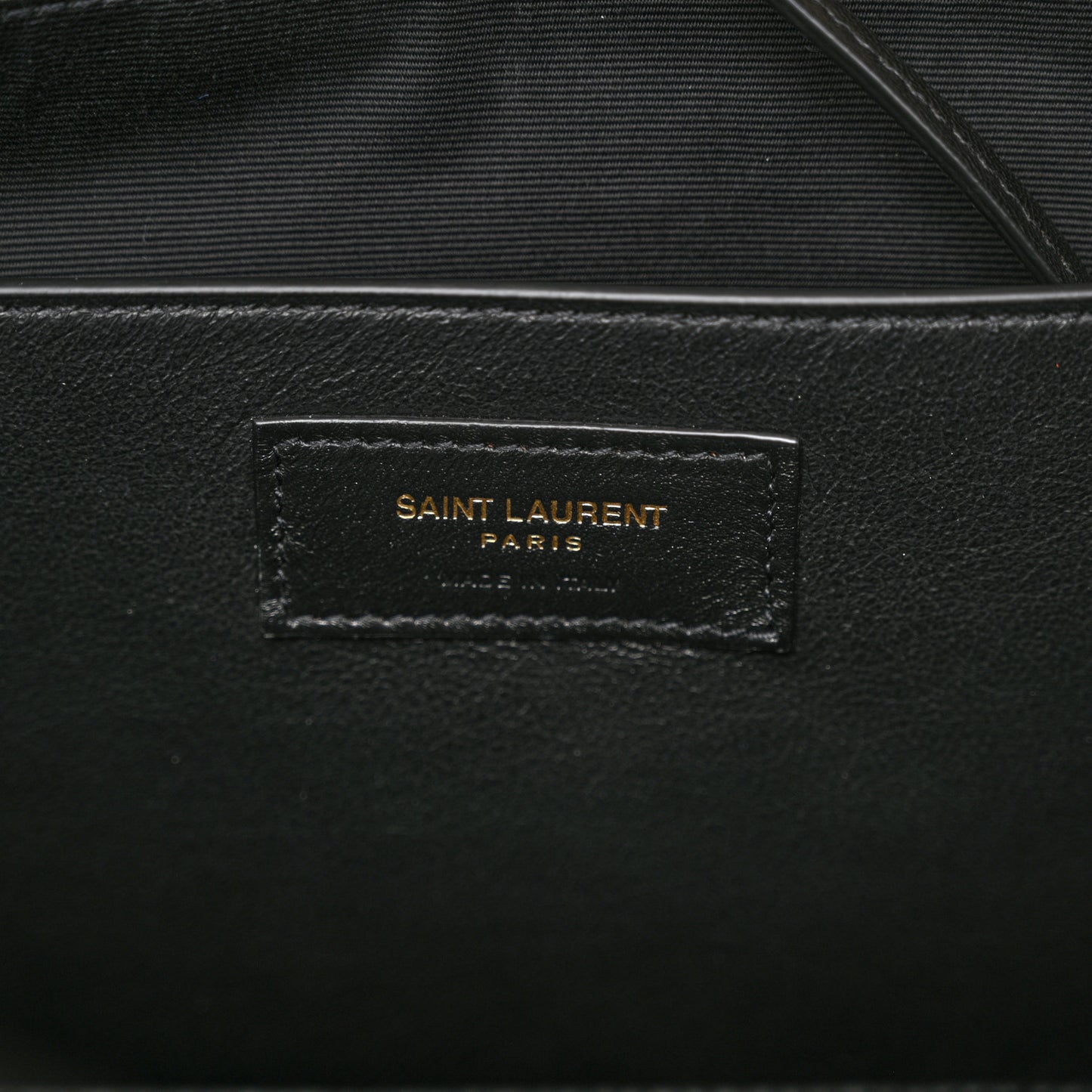 Lambskin Matelasse Monogram Large Jamie 4.3 Black