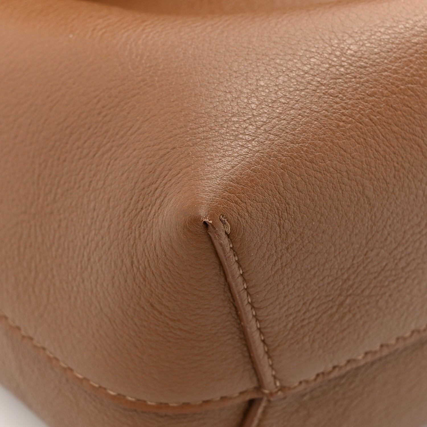 Mansur Gavriel Calfskin Soft Lady Bag Biscotto 10 of 13
