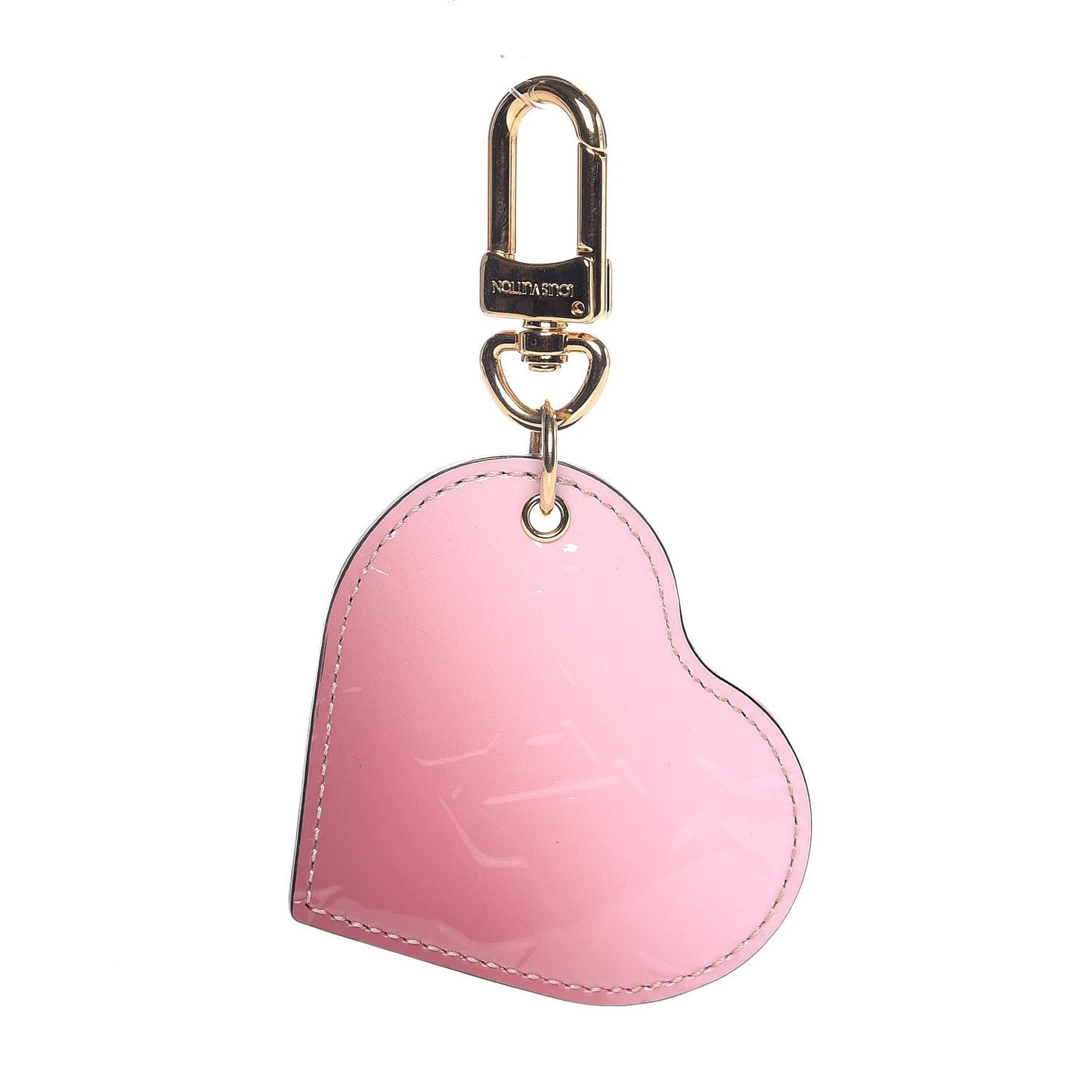 Vernis Degrade Heart Bag Charm Pink