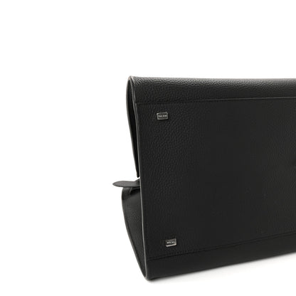 The Row Grained Calfskin Soft Margaux 17 Black 15 of 17