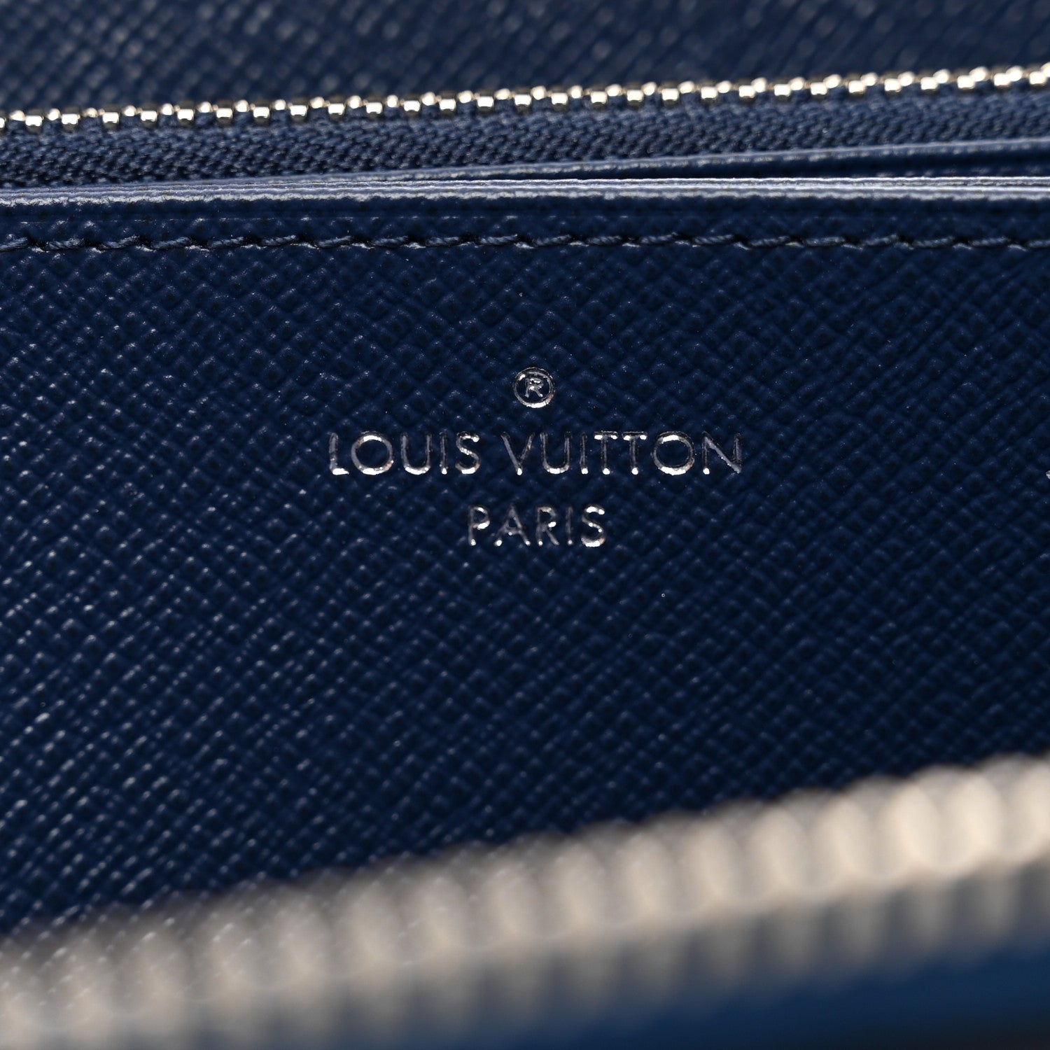 Louis Vuitton Monogram Escale Zippy Wallet Blue 6 of 6