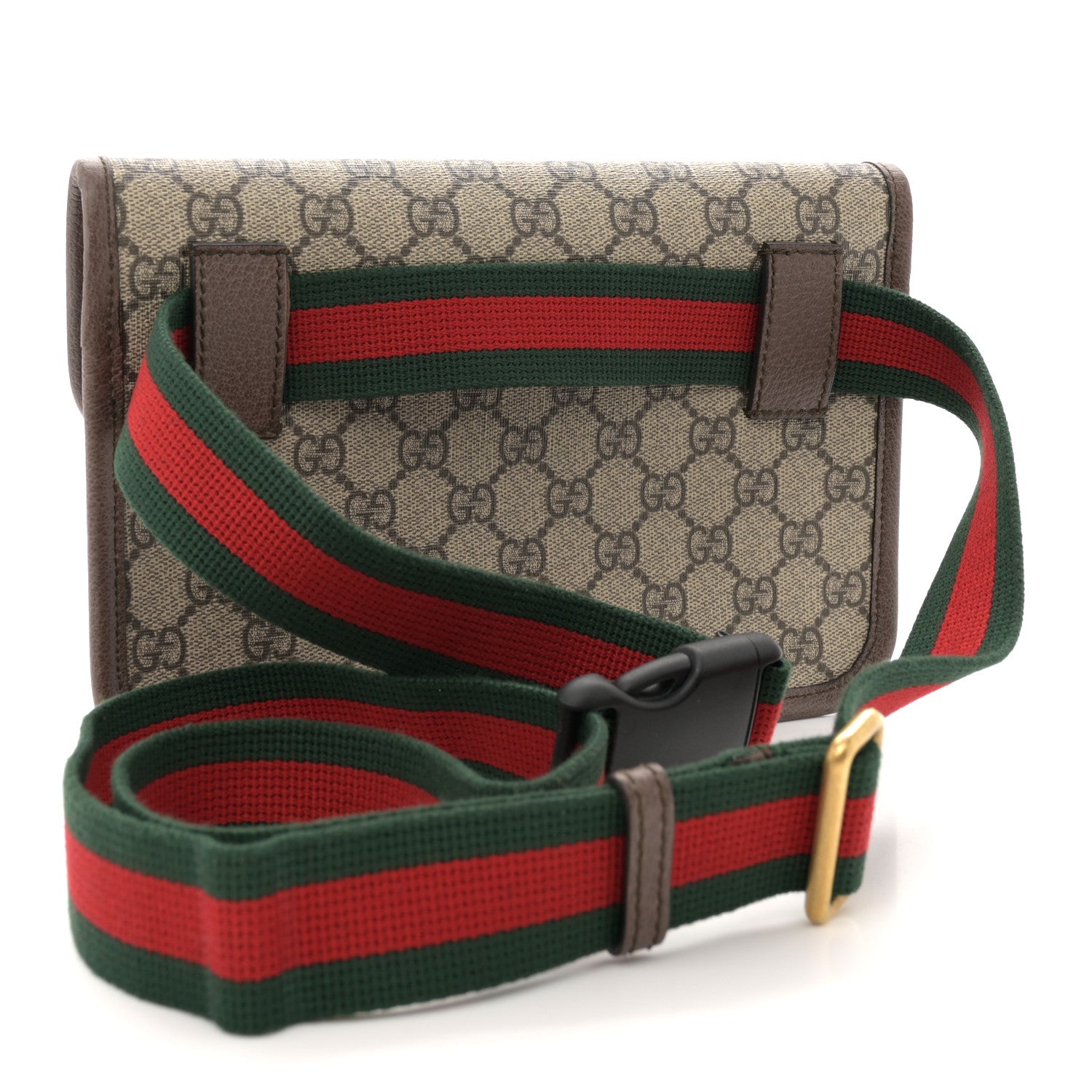 Gucci GG Supreme Monogram Neo Vintage Web Belt Bag Brown 3 of 11