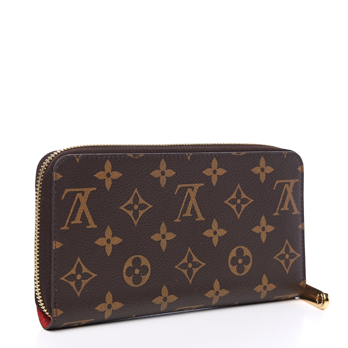 Monogram Zippy Wallet Coquelicot
