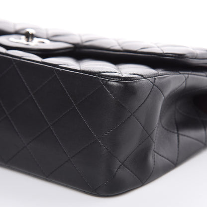 Chanel Lambskin Quilted Jumbo Double Flap Black 9 of 16