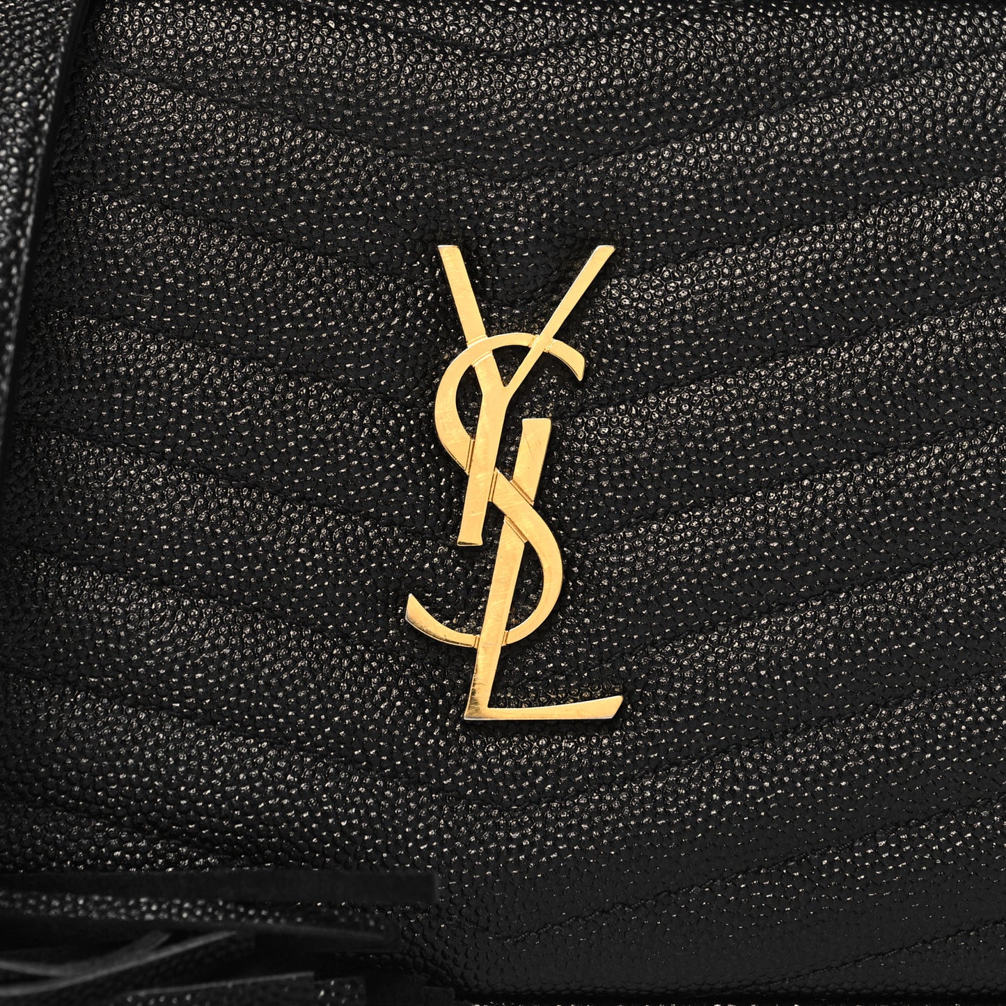 Grain De Poudre Matelasse Monogram Mini Lou Camera Bag Black