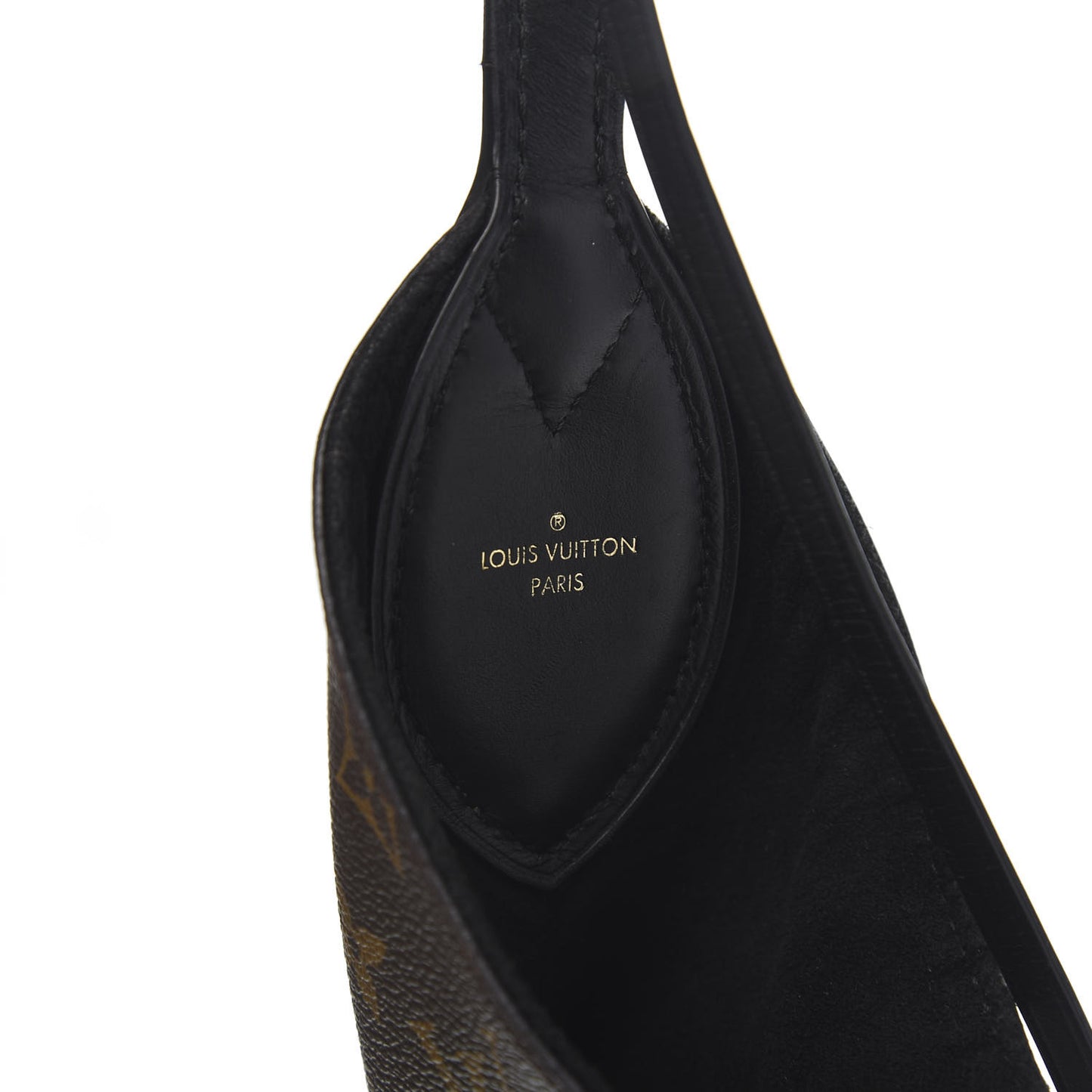 Monogram Flower Hobo Black